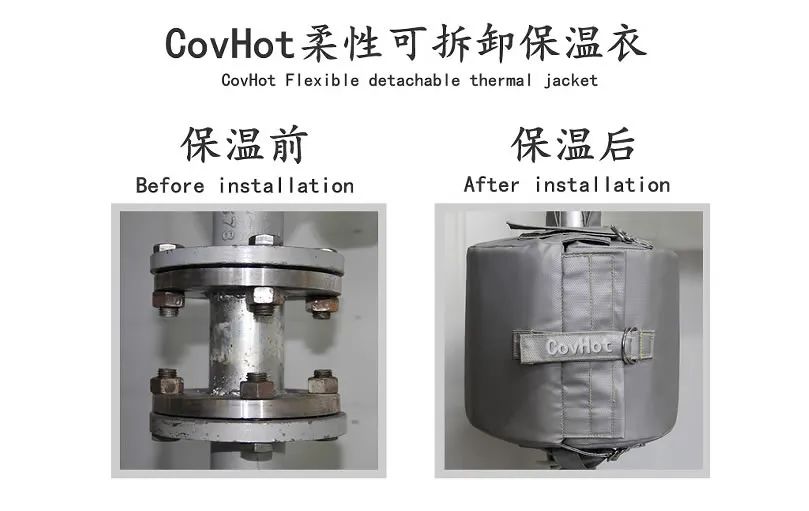 COVHOT?柔性可拆卸式<a href=http://m.f9177.cn/e/tags/?tagname=%E4%BF%9D%E6%B8%A9%E8%A1%A3 target=_blank class=infotextkey>保溫衣</a>,蒸汽系統節能,節能保溫